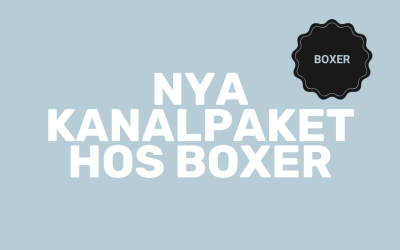 Nya kanalpaket hos Boxer 