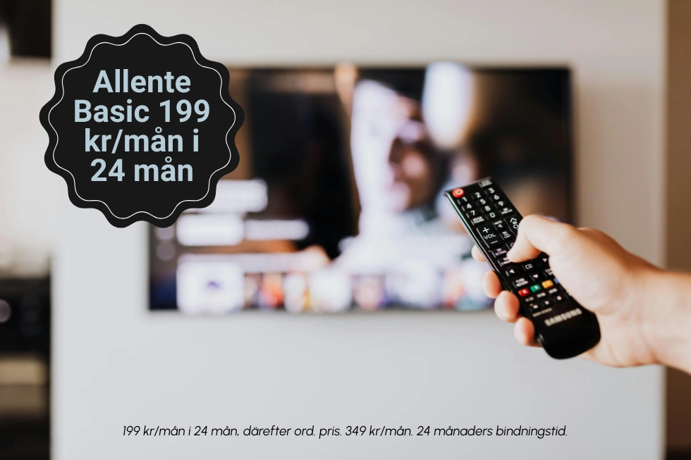 Allente Basic nu för 199 kr/mån i 24 mån